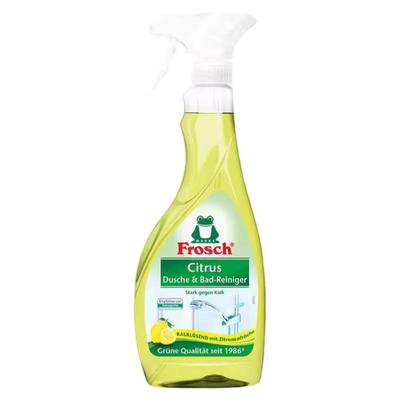 德国进口Frosch柠檬花洒浴室浴缸瓷砖玻璃除水垢清洁剂除垢500ML