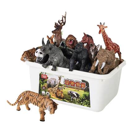 贝恩施动物模型儿童仿真玩具认知