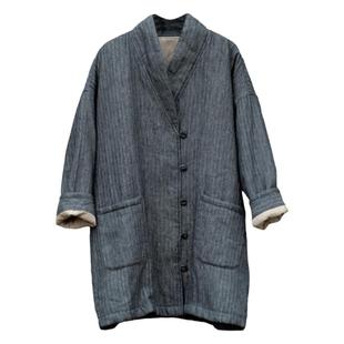 雨露麻轻中式新雪丽外套 知笔墨原创设计2025冬季复古宽松棉服女