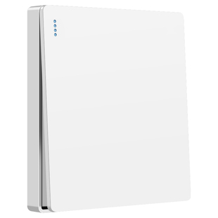 国际电工白色一开单控电灯开关面板86型大板家用一位单开单联一控