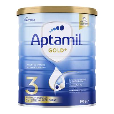 澳洲爱他美金装3段新西兰进口1-3岁婴幼儿童奶粉900g