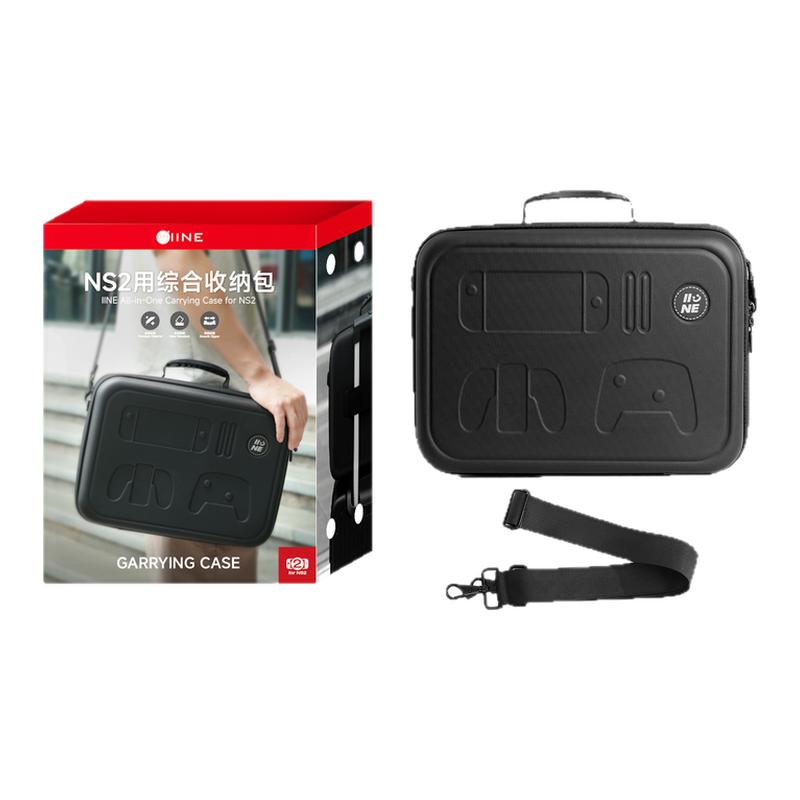 良值(IINE)适用任天堂Switch2主机综合收纳包大容量收纳盒NS2配件