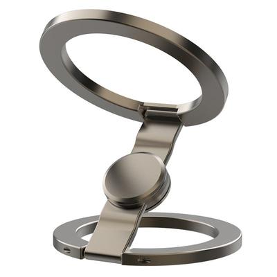 magsafe磁吸手机支架双面磁吸陀螺解压金属车载支架桌面折叠支撑