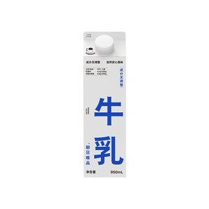 朝日唯品成分无调整牛乳950ml*2