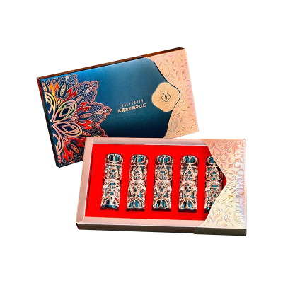 收藏送口红雨衣雕花口红礼盒套装