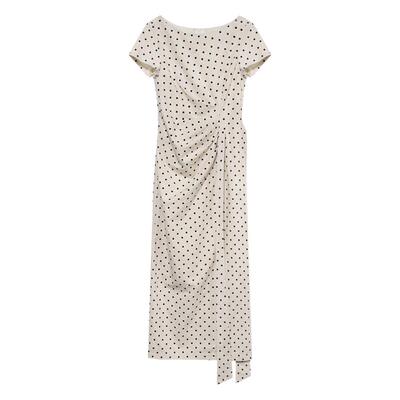 高级感通勤短袖连衣裙