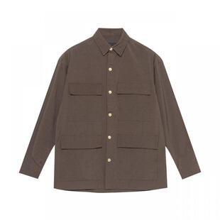 EHE男装工装复古翻领夹克外套男时尚文艺通勤休闲宽松春夏新款