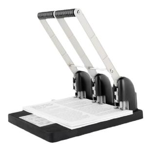 可得优打孔机三孔四孔打孔器a4打孔档案装订机人事档案150页可调节重型省力手动装订机3孔4孔两孔a4双孔952