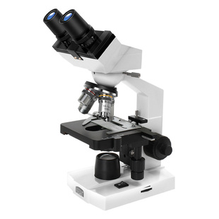江南永新中学生专用光学双目生物显微镜专业级医学养殖精子可看细菌高倍实验室中小学生儿童生日礼物N-10E