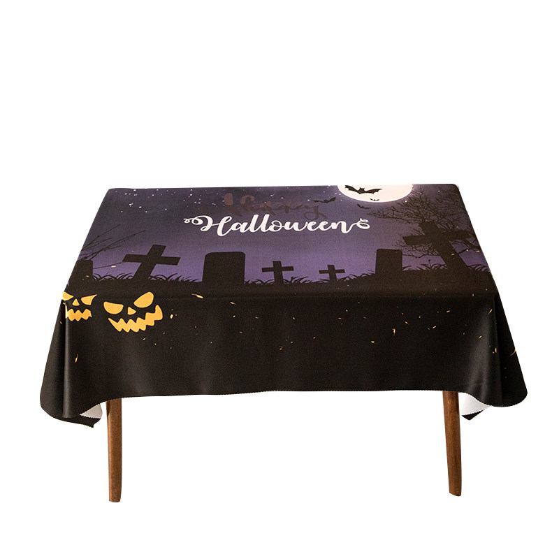 万圣节Halloween主题派对聚会桌布布置节日场景背景墙装饰桌台布