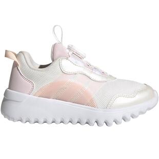 【自营】阿迪达斯女童运动鞋夏秋轻盈减震网面旋钮跑步鞋HP3610