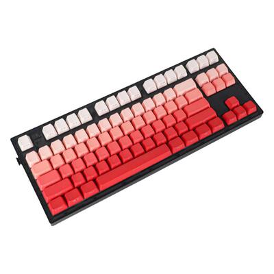 KCPMASTER原创色-珊瑚渐变键帽透光PBT侧刻OEM简约渐变688796104