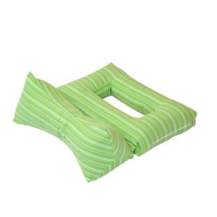 荞麦枕头侧睡护耳洞镂空三角连体枕护颈椎助睡眠牵引成人睡觉专用