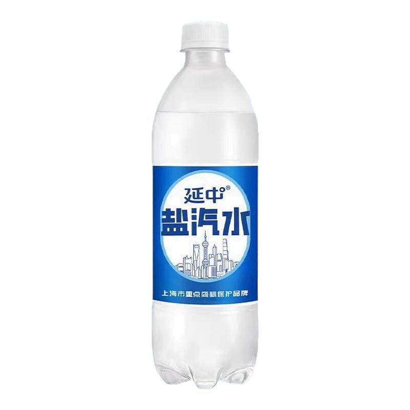 【正品保障】延中盐汽水600ml*20瓶老上海解渴夏季解暑0脂肪饮料
