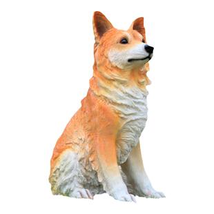 仿真狼狗模型罗威纳犬摆件户外园林创意景观家居庭院动物装饰雕塑