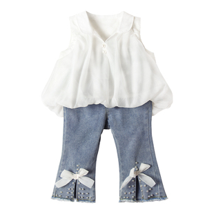 木本尚女童夏装T恤2026新款宝宝夏天衣服白色上衣凉爽舒适儿童