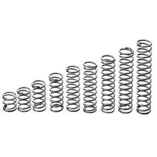 0.4/0.5*3/4-12不锈钢压簧304弹簧 压缩簧回位复位大小簧支持定做