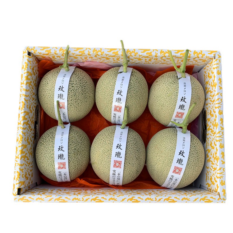 现货海南静冈玫珑蜜瓜5个装新鲜水果哈密瓜口口蜜瓜包邮