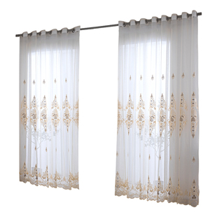 734#纱帘成品窗帘布料特价窗纱客厅卧室阳台凸窗儿童房北欧别墅