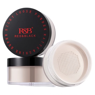 红与黑散粉控油定妆粉持久不脱妆大容量蜜粉饼透明提亮化妆师专用