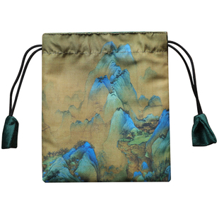 文玩袋绒布袋核桃佛珠收纳袋锦囊袋手串袋菩提布包首饰茶杯布袋