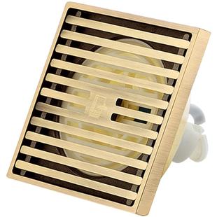 潜水艇淋浴地漏40小口径地漏仿古青铜防臭地漏大排量40/50管径