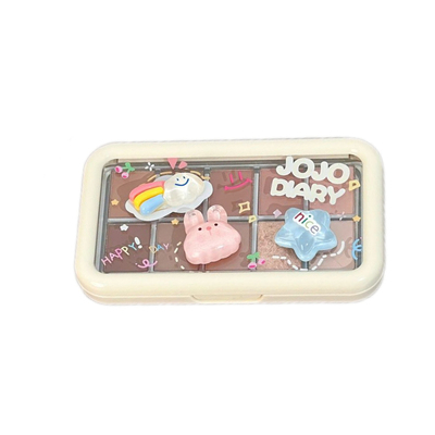 软萌乐园十色珠光眼影盘显色自然