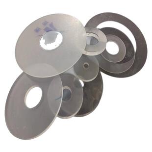 无色透明亚克力塑料圆环 彩色有机玻璃圆片 半透明圆形定制定做