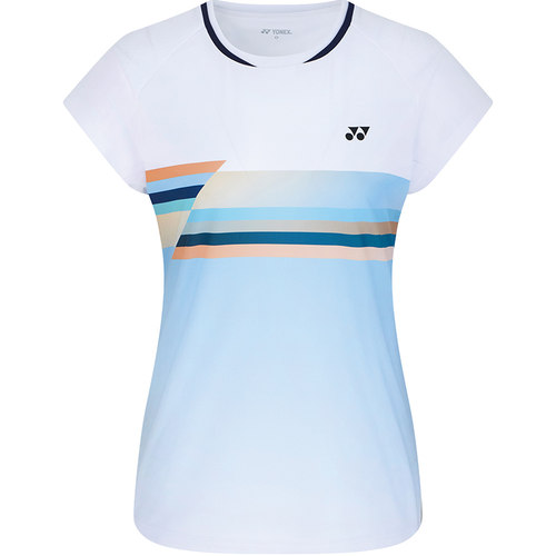 YONEX尤尼克斯羽毛球服yy25女款网球服短袖速干T恤训练比赛运动服