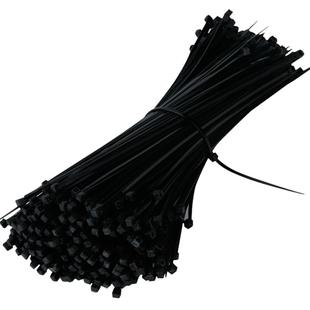 国标A级宽尼龙扎带塑料卡扣 固定条勒死狗捆绑绳紧束线自锁式黑色