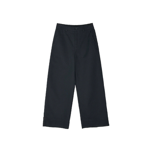 长腿滤镜！莱赛尔九分直筒休闲裤女2026新款春宽松慵懒垂顺感裤子