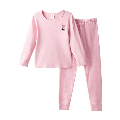 恒源祥女童棉毛衫纯棉儿童内衣