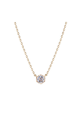 项链八芒星轻奢锆石锁骨链小巧