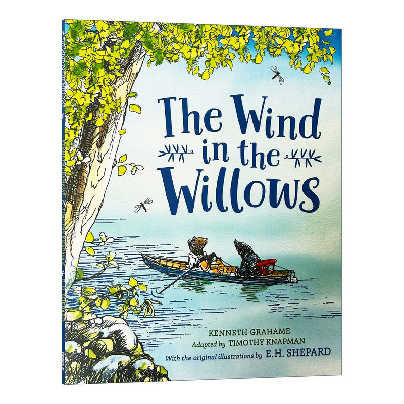 柳林风声 90周年纪念版绘本图画书 英文原版 Wind in the Willows Anniversary Gift Picture Book E.H.谢泼德插画 进口英语书籍