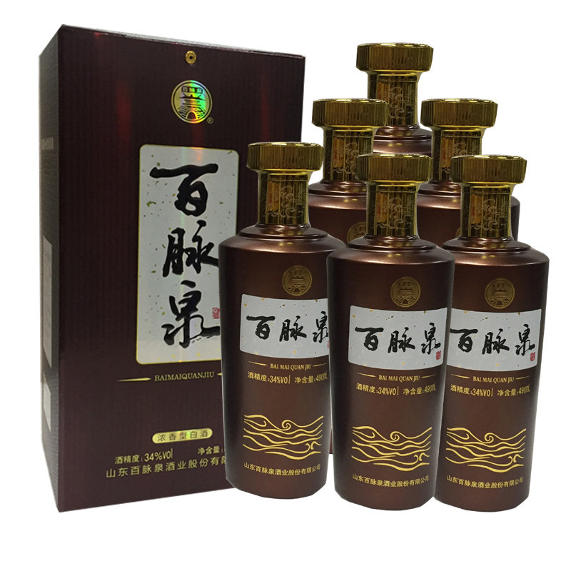 山东济南特产 百脉泉清照34度15生态原浆 清照酒整箱特价包邮