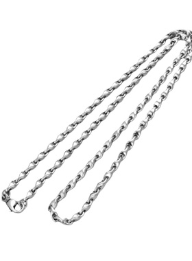 光面项链纯银简约高级感嘻哈颈链