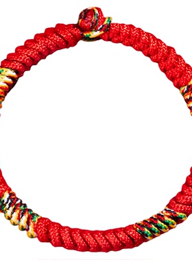 普陀山本命年太岁红绳护身手链