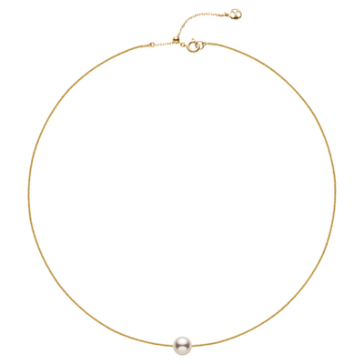 HELAS赫拉Akoya海水珍珠单珠项链