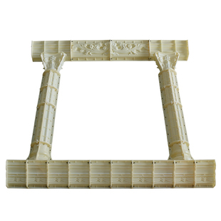 罗马柱子窗套模具别墅欧式现浇水泥窗户模型方形窗边线条装饰模板