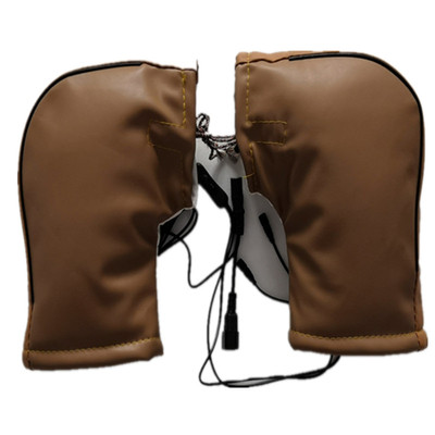 冬电动车电热手套电暖电加热把套