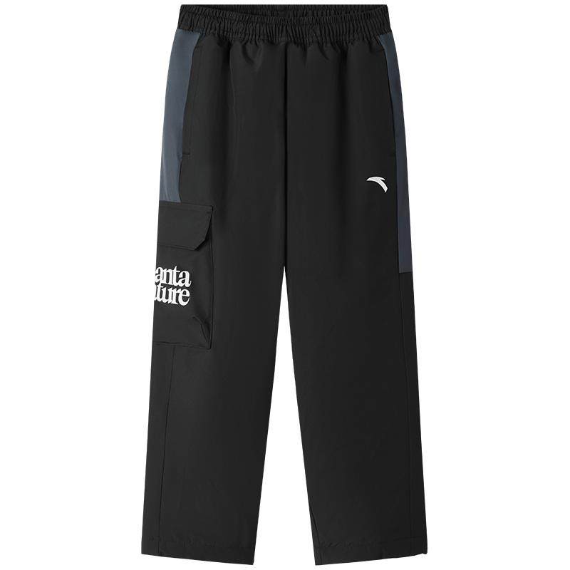 安踏儿童男童羽绒长裤冬季新款舒适保暖御寒青少年三防羽绒裤