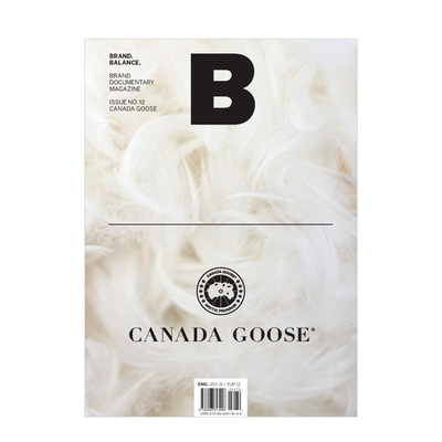 【预售】B-Magazine(韩国)-2012年10期 NO.12 12月刊 (CANADA GOOSE-加拿大高斯羽绒服)  原版正版杂志期刊 单期杂志
