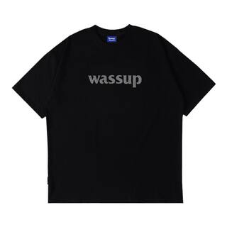 WASSUP字母短袖T恤男潮牌2025新品夏季宽松情侣半袖上衣纯棉重磅