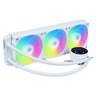 利民AE240 AE360一体式CPU水冷散热器风扇白色ARGB静音AQUA ELITE