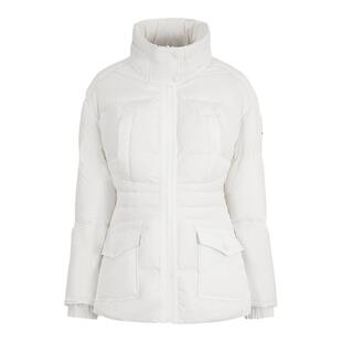 MARYLING玛俪琳冬季新品白色高领加厚保暖短款羽绒服A1EHW96040