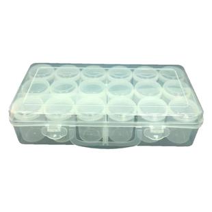 便携药盒大容量液体蛋白粉收纳盒样品分装早中晚三色分药盒小瓶子