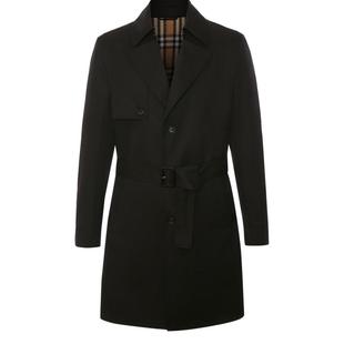 SATCHI沙驰男装男士战壕风衣春秋中长款英伦风切尔西军大衣外套