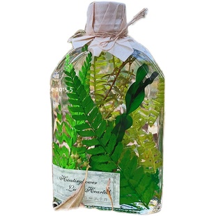 干花浮游花瓶永生花植物标本枫叶花束女生日毕业情人圣诞节日礼物