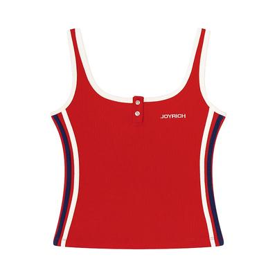 JOYRICH美式修身短款吊带背心