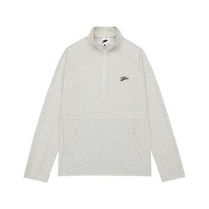 有志者UZIS 美式运动卫衣男篮球健身跑步速干半拉链立领上衣[逆光